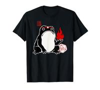 Grumpy Frog, Jeu de rôle Amusant, Nerd D20 Sorcerer Sumi-e T-Shirt Graphique avec Valeur