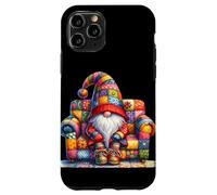 Grumpy Hippie Dad Gnome Sitting On A Sofa For Garden Lover Coque pour iPhone 11 Pro