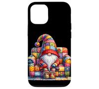 Grumpy Hippie Dad Gnome Sitting On A Sofa For Garden Lover Coque pour iPhone 12/12 Pro