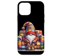 Grumpy Hippie Dad Gnome Sitting On A Sofa For Garden Lover Coque pour iPhone 12 mini