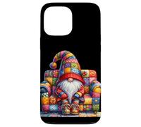 Grumpy Hippie Dad Gnome Sitting On A Sofa For Garden Lover Coque pour iPhone 13 Pro Max