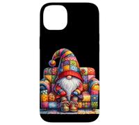 Grumpy Hippie Dad Gnome Sitting On A Sofa For Garden Lover Coque pour iPhone 14 Plus