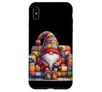 Grumpy Hippie Dad Gnome Sitting On A Sofa For Garden Lover Coque pour iPhone XS Max