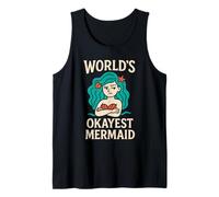 Grumpy Mermaid Sarcastique Sea Witch Ocean Humour Coastal Gift Débardeur