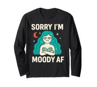 Grumpy Mermaid Sarcastique Sea Witch Ocean Humour Coastal Gift Manche Longue