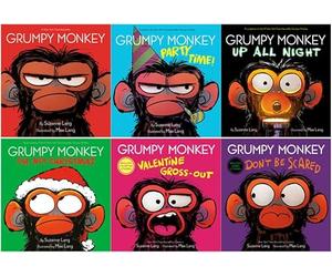 Grumpy Monkey Series Complete 6 Books Set (Hardcover)