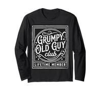 Grumpy Old Guy Club Vêtements Membres à Vie pour Adultes Manche Longue