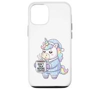 Grumpy Unicorn : ne Parlez Pas Avant la Conception du café Coque pour iPhone 12/12 Pro