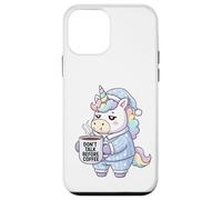 Grumpy Unicorn : ne Parlez Pas Avant la Conception du café Coque pour iPhone 12 Mini