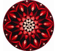 Grund COGNITION Tapis de Bain, Polyacrylique Supersoft, Rouge, 100 cm