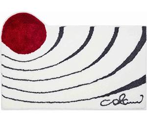 Grund Colani 2 Tapis de Bain, Polyacrylique Ultrasoft, Blanc, 80x150 cm