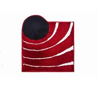 Grund Colani 2 Tapis de Bain, Polyacrylique Ultrasoft, Rouge, 60x60 cm