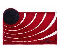 Grund Colani 2 Tapis de Bain, Polyacrylique Ultrasoft, Rouge, 80x150 cm