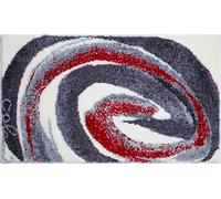Grund Colani 42 Tapis de Bain, Polyacrylique Supersoft, Rouge Gris, 70x120 cm