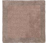 Grund Luxor Tapis de Bain, Coton Organique, Marron, 60x60 cm