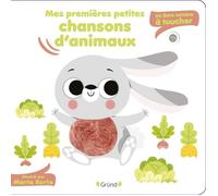 Grund - Mes premières petites chansons danimaux : un livre sonore à toucher Livre sonore et eveil avec 5 puces sonores et 5