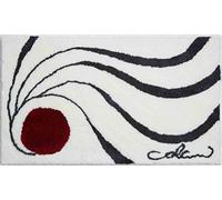Grund Tapis de Bain Design COLANI, Ultra Doux et Absorbant, Antidérapant, 5 Ans de Garantie, Colani 18, Tapis de Bain 70x120 cm, Blanc
