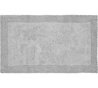 Grund Tapis de Bain, Ultra Doux, Absorbant et Antidérapant, Bio Coton, 5 Ans de Garantie, Luxor, Tapis de Bain 50x80 cm, Gris Caillou