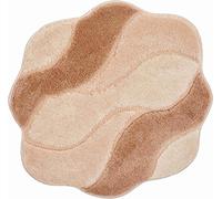 Grund Tapis de Bain, Ultra Doux et Absorbant, Antidérapant, 5 Ans de Garantie, Carmen, Petit Tapis 60x60 cm, Beige