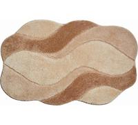 Grund Tapis de Bain, Ultra Doux et Absorbant, Antidérapant, 5 Ans de Garantie, Carmen, Tapis de Bain 60x100 cm, Beige