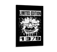 Grundaf Poster sur toile rétro édition limitée de 1979 pour bureau, maison, bar - 20 x 30 cm