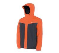 Grundéns Veste Full Share pour Hommes, Imperméable, Respirante, Orange/Gris, M