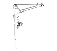 Grundfos Grundfos Accessoires pour pompe eaux usées / eaux sales Grue avec treuil 12AF 1.4301, 500kg Quantité:1