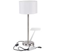 Grundig 38195 Lampe de Table 60W E27, Acier inoxidable
