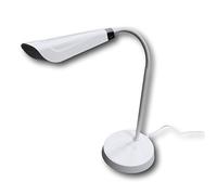 Grundig 871125215714, lampe de bureau LED, plastique, blanc, 14 x 14 x 48 cm