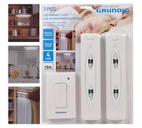 Grundig 8711252159294, schrankbeleuchting LED avec télécommande., plastique, White, 23 x 21,5 x 1,5 cm