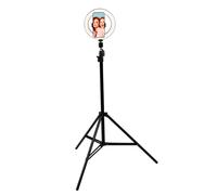Grundig Anneau Lumineux Avec Trépied Ø20 cm - Lampe Selfie Ring Light Pour TikTo