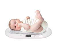 Grundig Pèse Bébés Balance Precision à 10 Gr - Pese Max 20 Kg - Fonction de Tarage - Blanc
