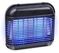 Grundig Destructeur d'insectes électrique 6 W - Piège à Mouches 2500 V - Attrape-Insectes pour l'intérieur - Bac de récupération Amovible - Portée jusqu'à 100 m² - Noir