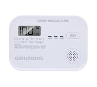 Grundig Détecteur Monoxyde Carbone 10 Ans Capteur - Écran LCD avec Alerte Batter