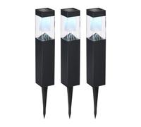 Grundig Éclairage de jardin solaire 1 Piece - Lampe de jardin à énergie solaire - LED d’extérieur - Noir