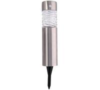 Grundig Éclairage solaire de jardin - Super LED - 44,5 x 7,5 cm - Détecteur de mouvement - IP44 - Verre avec motif - Piquet de terre