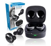 Grundig Écouteurs Bluetooth sans fil TWS avec micro – 5 h d'autonomie – USB‑C – Noir