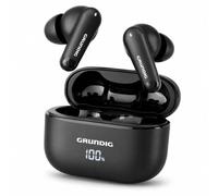 GRUNDIG Écouteurs sans Fil - 15 Heures de Lecture - Oreillettes sans Fil Bluetooth 5.3 - Boîtier de Charge avec Indicateur de Batterie - Rechargeable USB-C - Appels Mains Libres - Noir