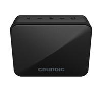 GRUNDIG, Enceinte Portable Bluetooth 5,0 Splashproof IPX5-3,5WRMS, Mains Libres, 20h autonomie, Entrée auxiliaire, Passives, Possibilité d'associer 2 Enceintes pour Stéréo, Noir