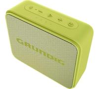 GRUNDIG GBT Jam+ Lime Enceinte Bluetooth 5.0 3,5 W RMS, jusqu'à 30 m de portée, jusqu'à 30 Heures d'autonomie, Batterie Externe et Fonction Mains Libres, étanche IPX7, Vert