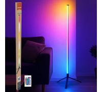 Grundig Lampadaire LED Light Bare 120 cm RGB Télécommande USB 4 modes 60 LED Salon/Chambre/Gaming