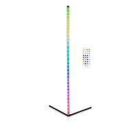 Grundig Lampadaire LED RGB - Lampe Multicolore - Barre LED RBG Avec Télécommande et Capteur Musical - 140 cm