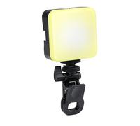 Grundig Lampe à Selfie à Clip - 100 LED - 3 Modes d'éclairage - Alimentation USB-C - Clip réglable - Design Compact