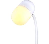 Grundig lampe de bureau Led 3 en 1 - chargeur de téléphone sans fil technologie Qi - haut-parleur Bluetooth - liseuse - blanc