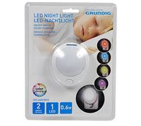 Grundig Lampe de nuit en plastique Blanc 8,7 x 7 x 7,5 cm