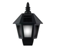 Grundig Lampe Solaire Extérieur Applique Murale avec LED Cool White et Effet Flamme - Lanterne Solaire Étanche IP44