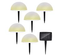 Grundig Lampe Solaire Jardin - Spot LED Extérieur - Éclairage Solaire Rgb et Blanc Chaud - sans Fil IP44
