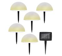 Grundig Lampe Solaire Jardin - Spot LED Extérieur - Éclairage Solaire Rgb et Blanc Chaud - sans Fil IP44