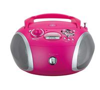 Grundig Lecteur CD/Radio RCD 1445 USB rose / argent