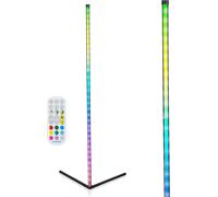 Grundig LED Lampadaire - RGB Lampadaire 140cm - LED Lampadaire RGBW gradable - lampe d'angle salon y compris la télécommande et capteur de musique